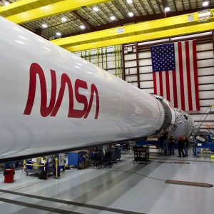 La fusée Falcon 9 qui lancera le vaisseau spatial Crew Dragon avec des astronautes de la NASA à bord - Credit Space X
