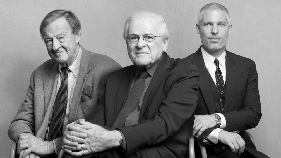Ivan Chermayeff Tom Geismar et Sagi Haviv. Credit photo Pieter Henket, 2014